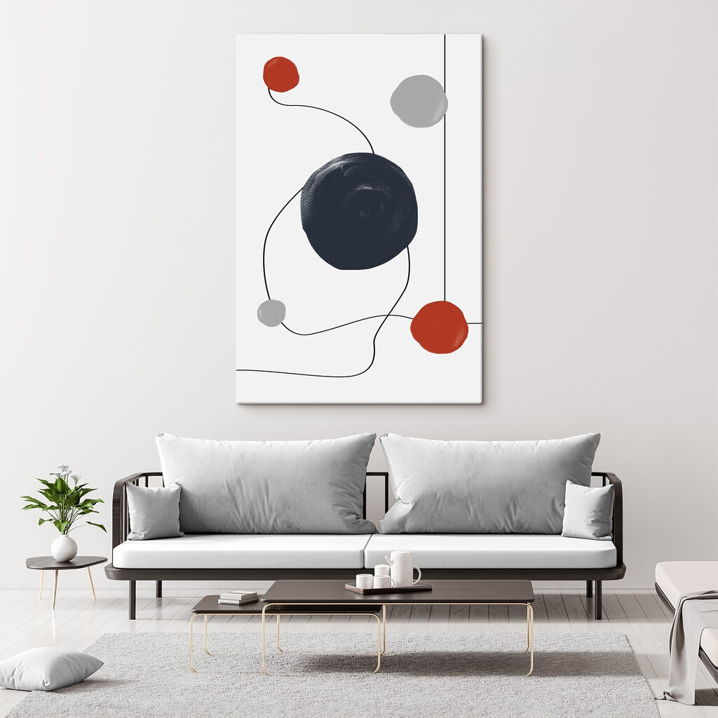 Kreise an feiner Linie — Interieur 2