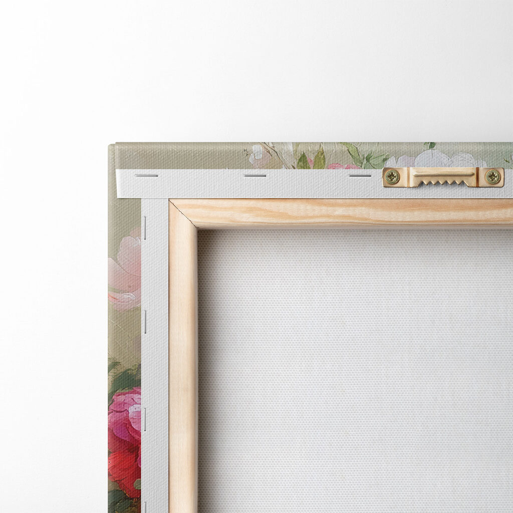 Sommerstrauß in der Vase — Rückseite