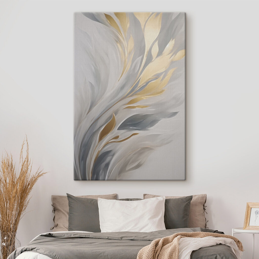 Goldblätter im grauen Strom — Interieur 1