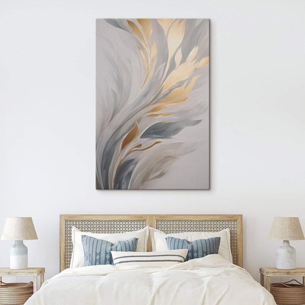 Goldblätter im grauen Strom — Interieur 2
