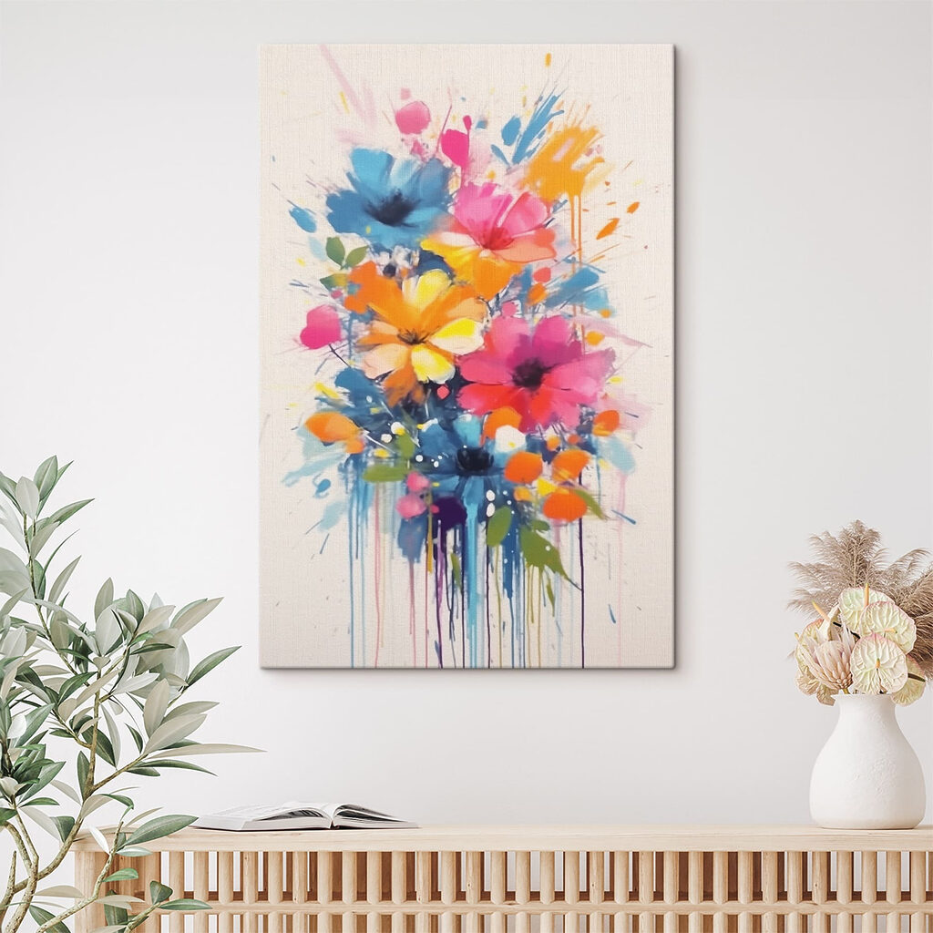 Strauß voller Farbspritzer — Interieur 1
