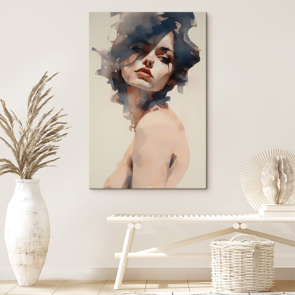 Locken in Aquarell — Interieur 2