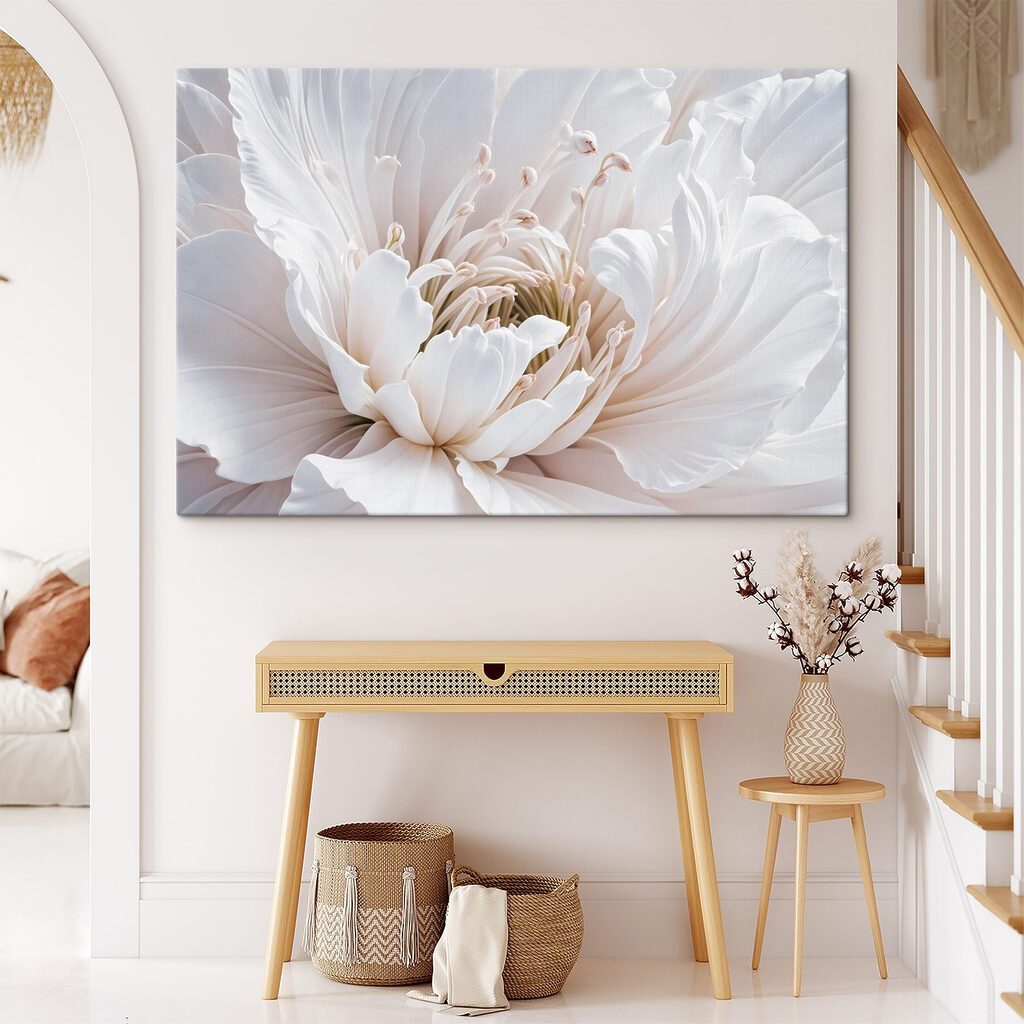 Pfingstrose in feinen Falten — Interieur 2