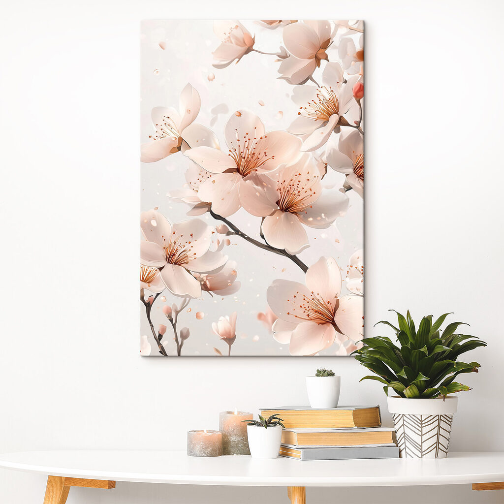 Blüten an dunklen Zweigen — Interieur 1