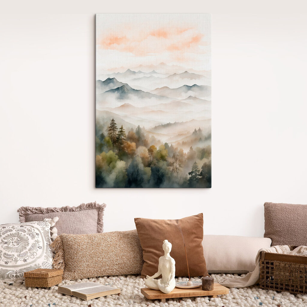 Bergtal unter Aprikosenhimmel — Interieur 2