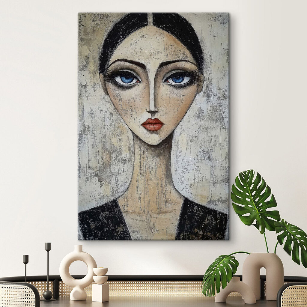 Porträt mit blauen Augen — Interieur 2