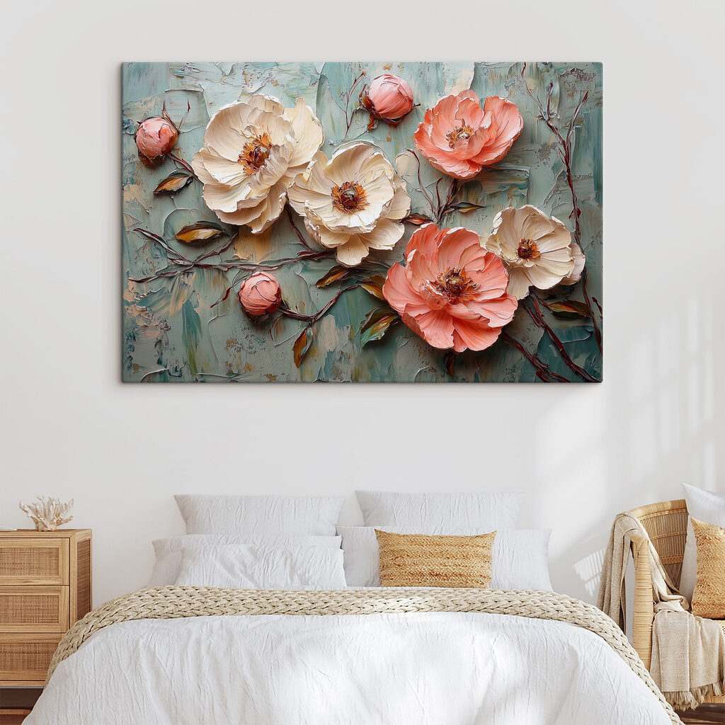 Rosen auf verwittertem Grün — Interieur 2