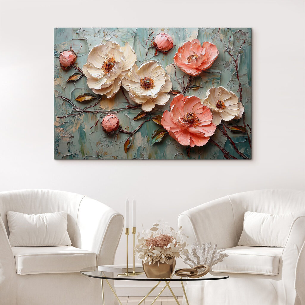 Rosen auf verwittertem Grün — Interieur 3