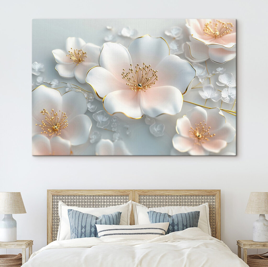 Blüten mit goldenen Staubgefäßen — Interieur 2