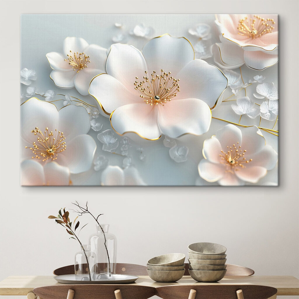 Blüten mit goldenen Staubgefäßen — Interieur 3