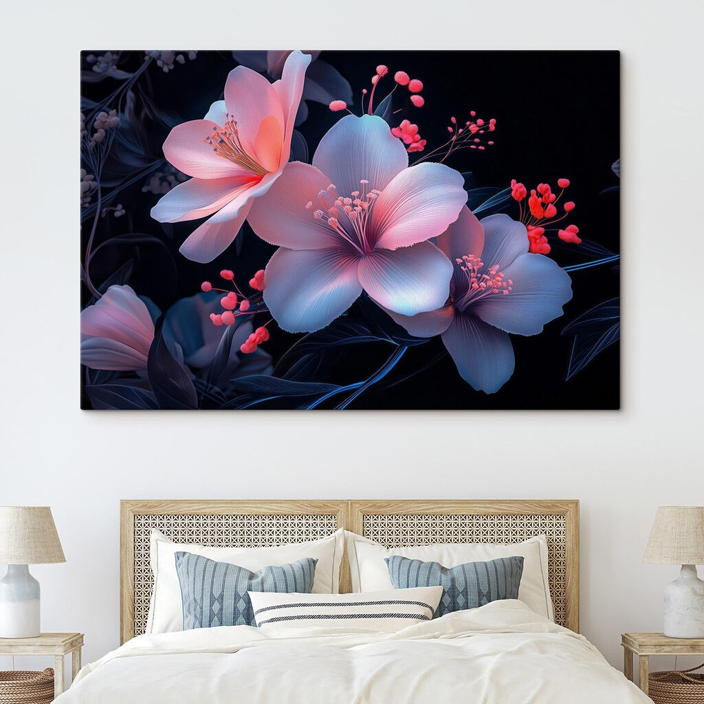 Blüten an nachtblauen Zweigen — Interieur 2