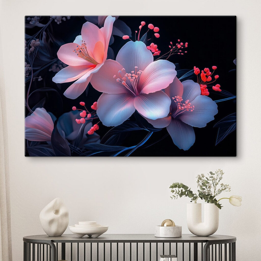 Blüten an nachtblauen Zweigen — Interieur 3