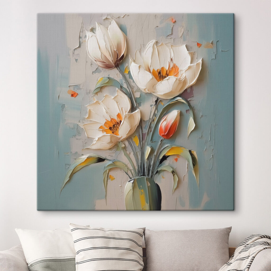 Tulpen in lockerer Malweise — Interieur 1
