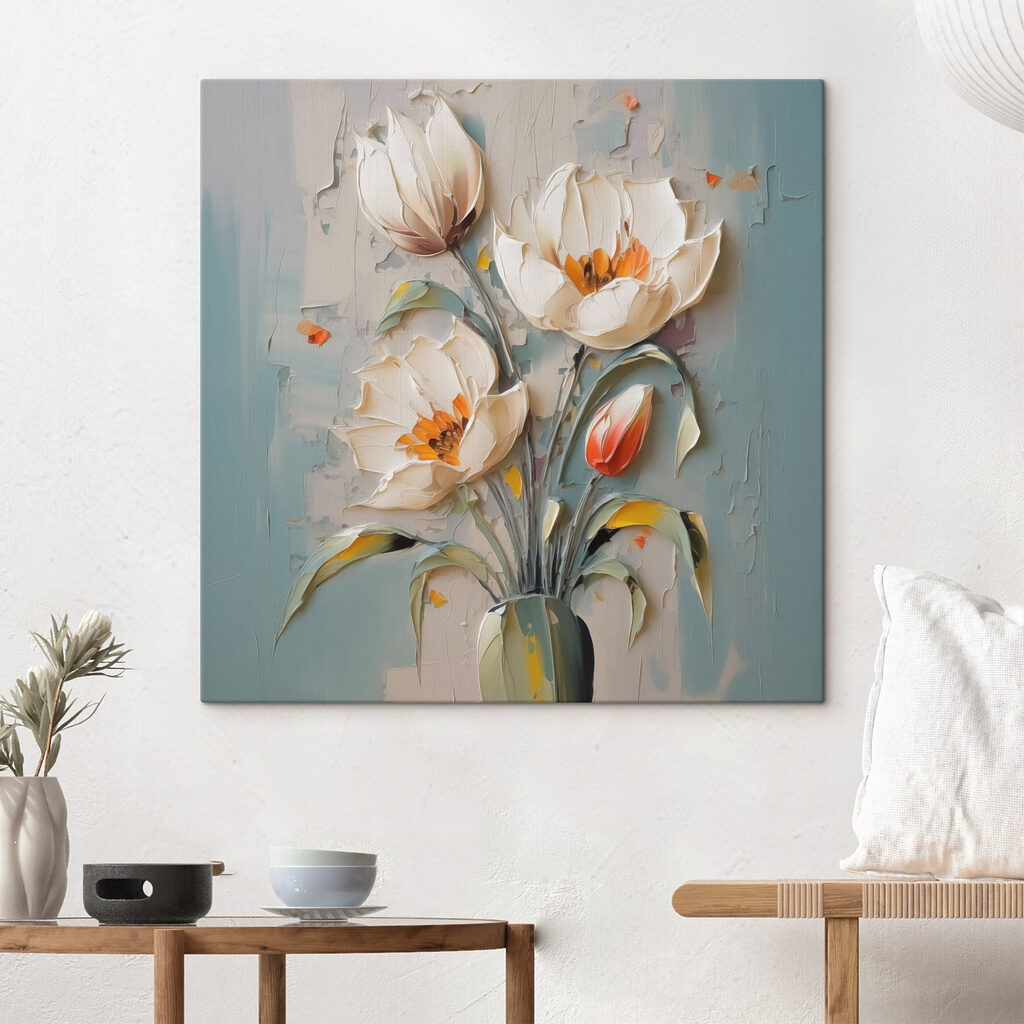 Tulpen in lockerer Malweise — Interieur 2