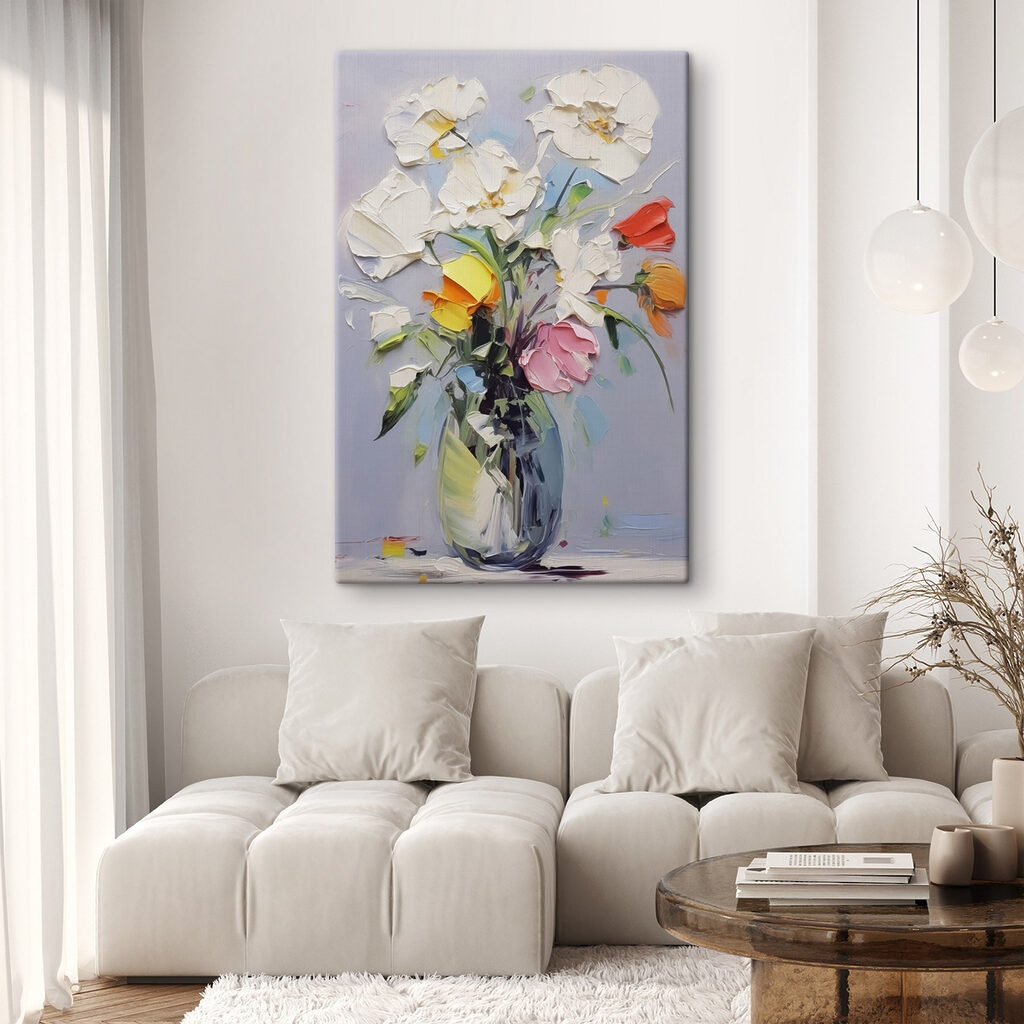 Strauß aus Farbschnipseln — Interieur 2