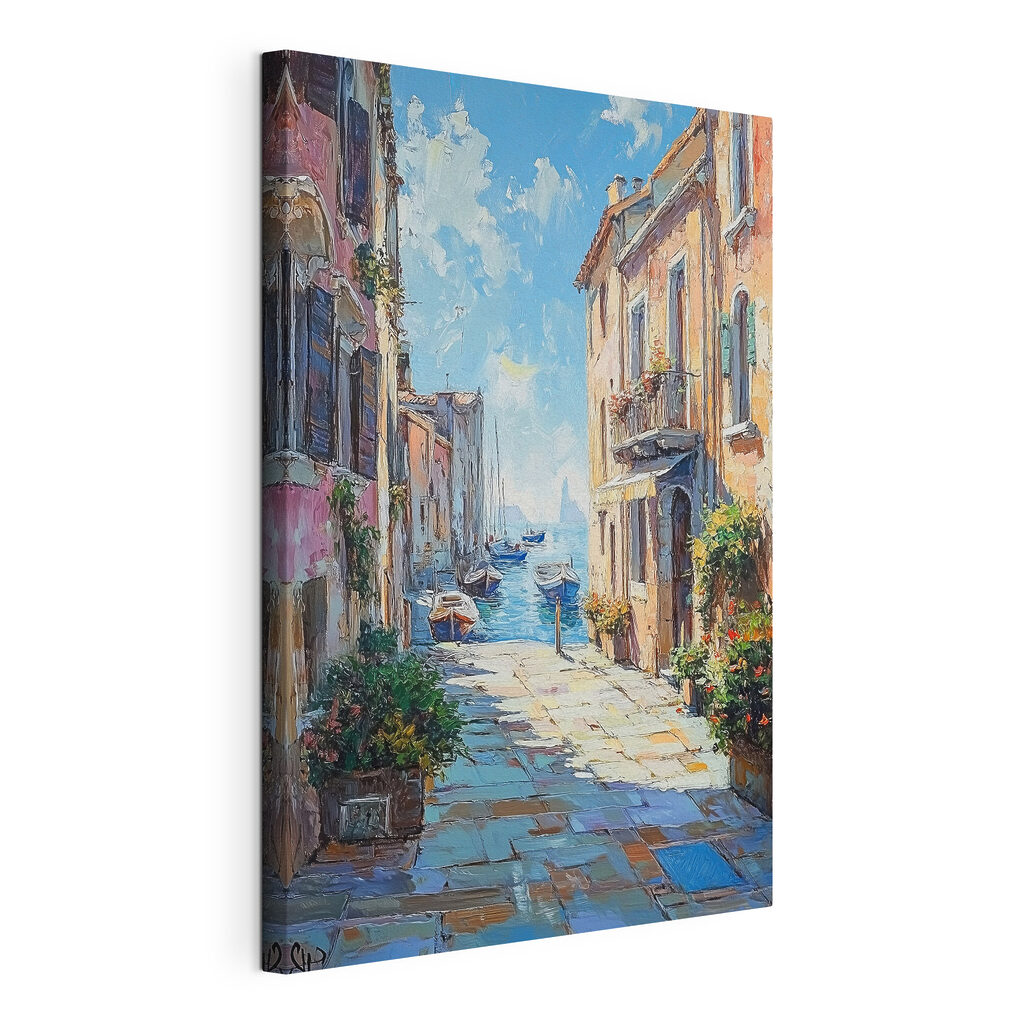 Sonnige Gasse zum Meer — Produktansicht
