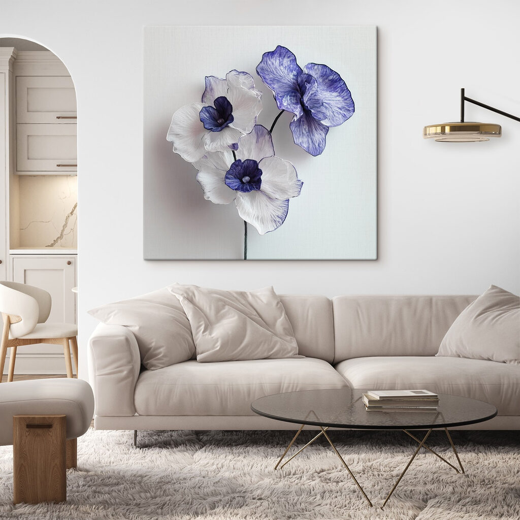 Orchideen mit blauen Rändern — Interieur 2
