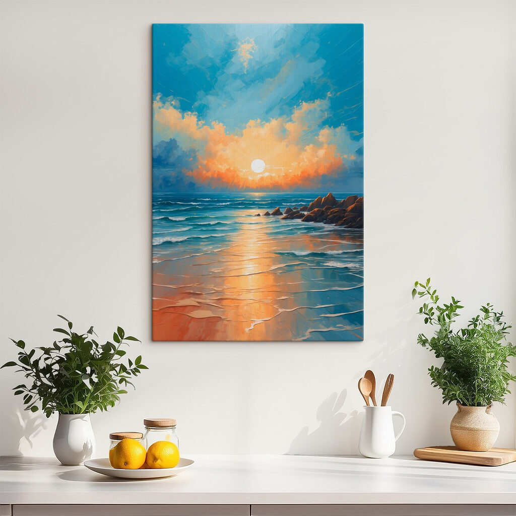 Abendsonne über türkisfarbener Brandung — Interieur 3