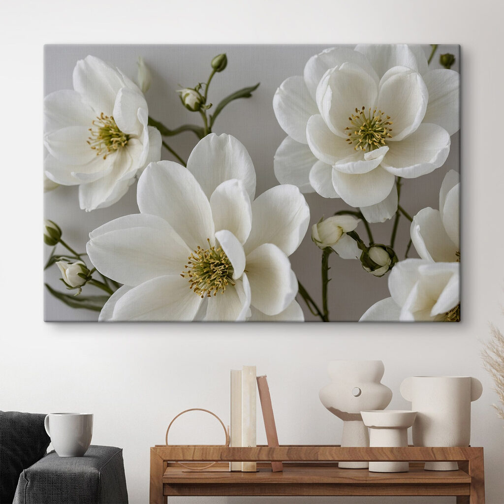 Blüten mit frischgrünen Herzen — Interieur 2