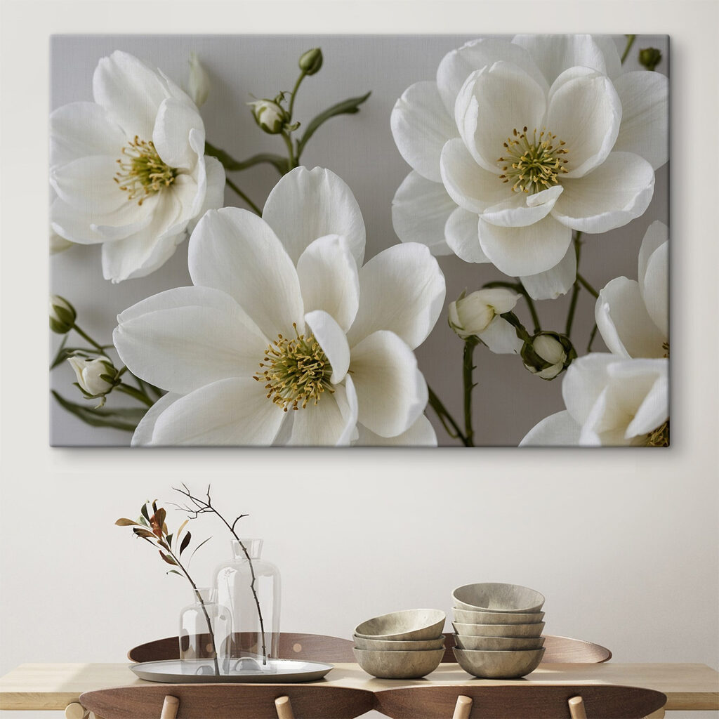 Blüten mit frischgrünen Herzen — Interieur 1