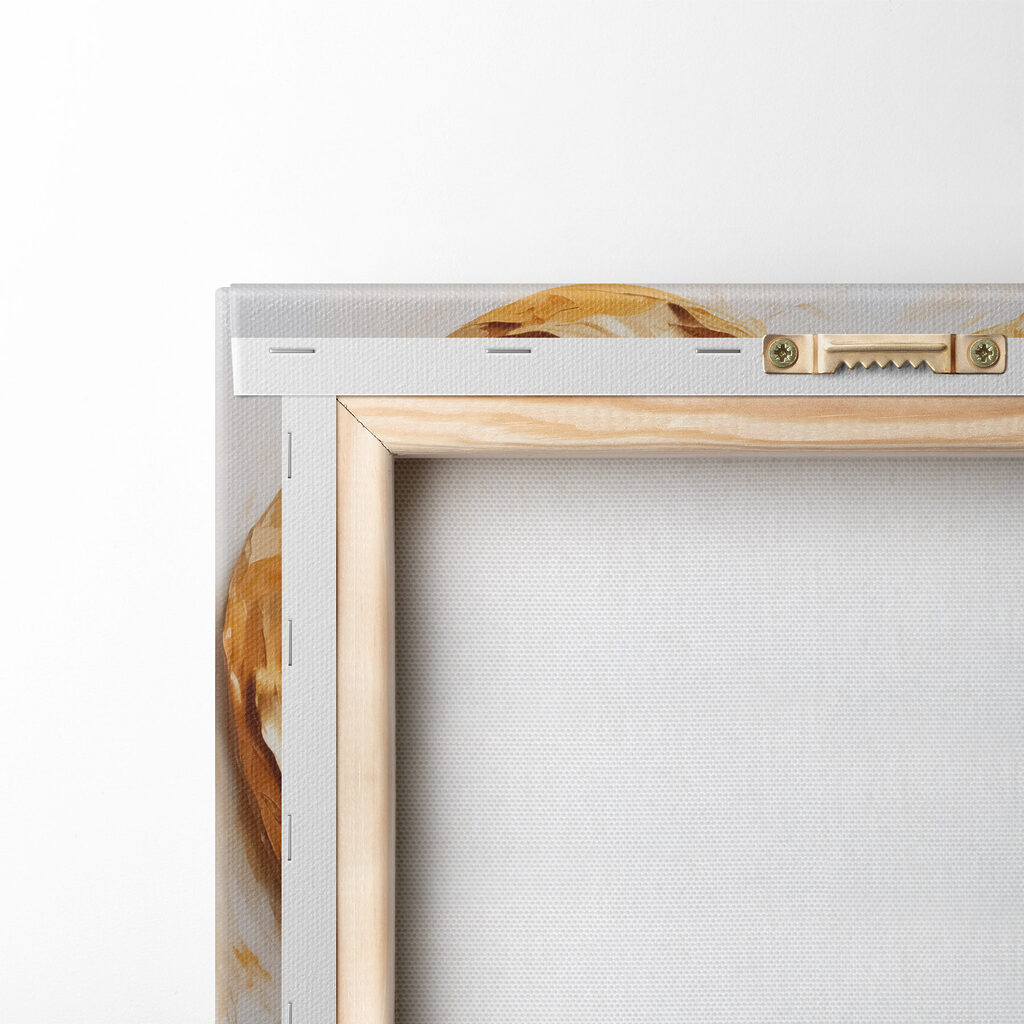 Herz in goldener Farbe — Rückseite