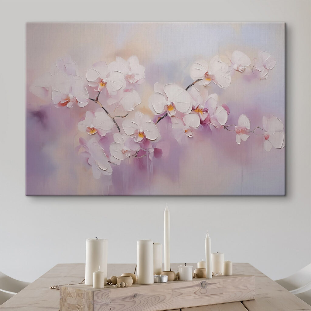 Orchideen in zartem Lila — Interieur 1
