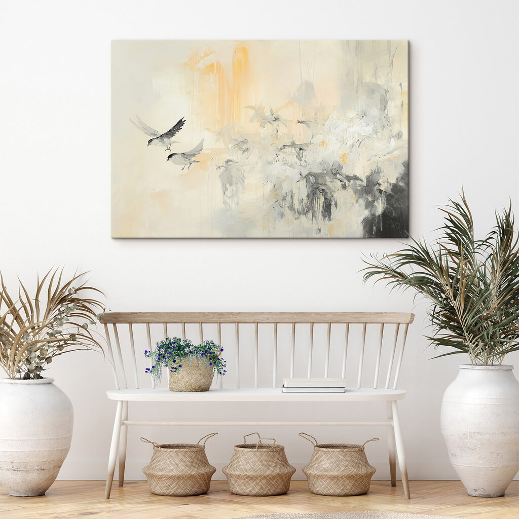 Flügelschlag in hellen Farben — Interieur 2