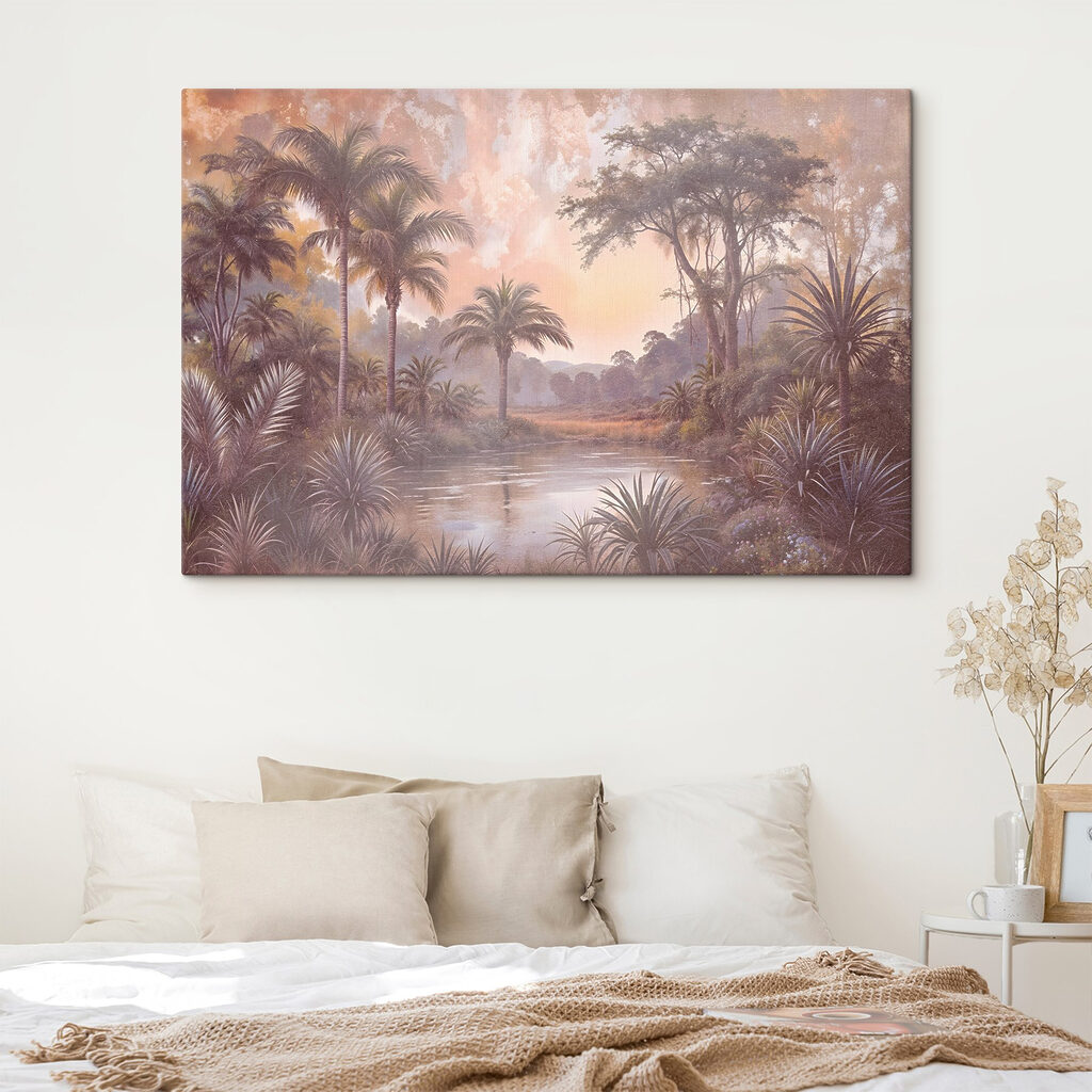 Tropenfluss im Morgenrosa — Interieur 2