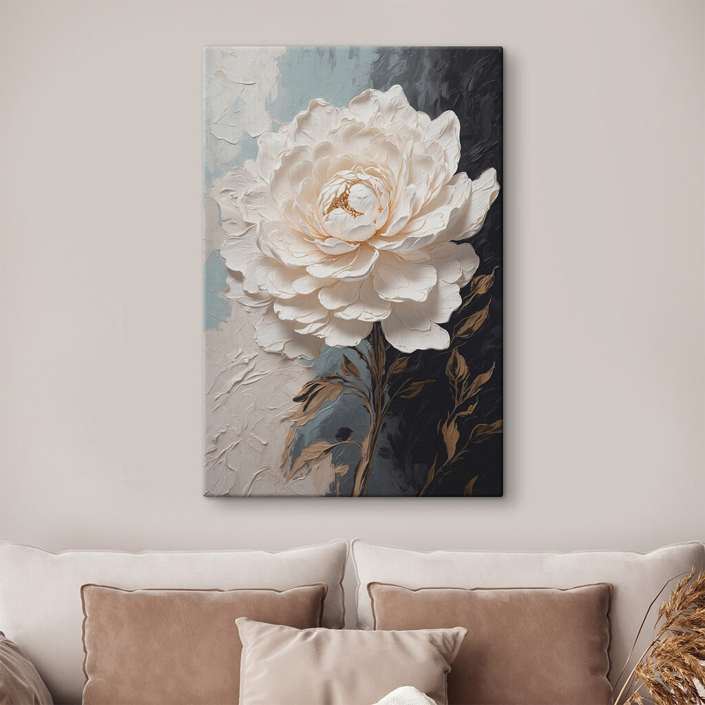 Rose mit goldenen Blättern — Interieur 1