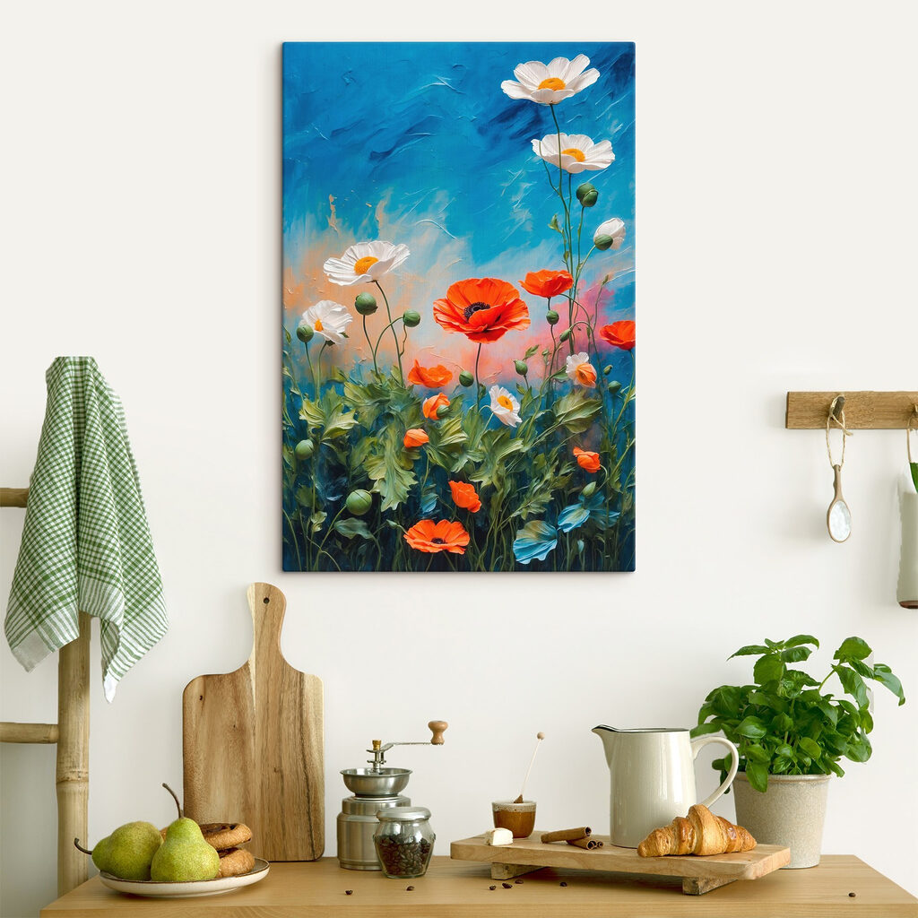 Feldblumen unter blauem Himmel — Interieur 3