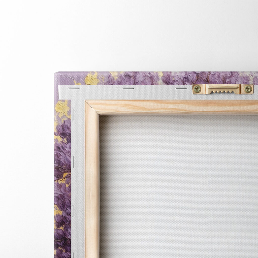 Violette Krone vor Lila — Rückseite