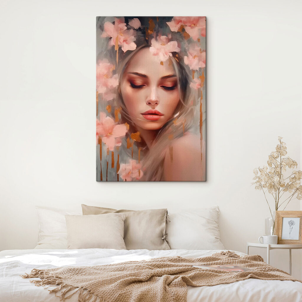 Blüten um geschlossene Augen — Interieur 2