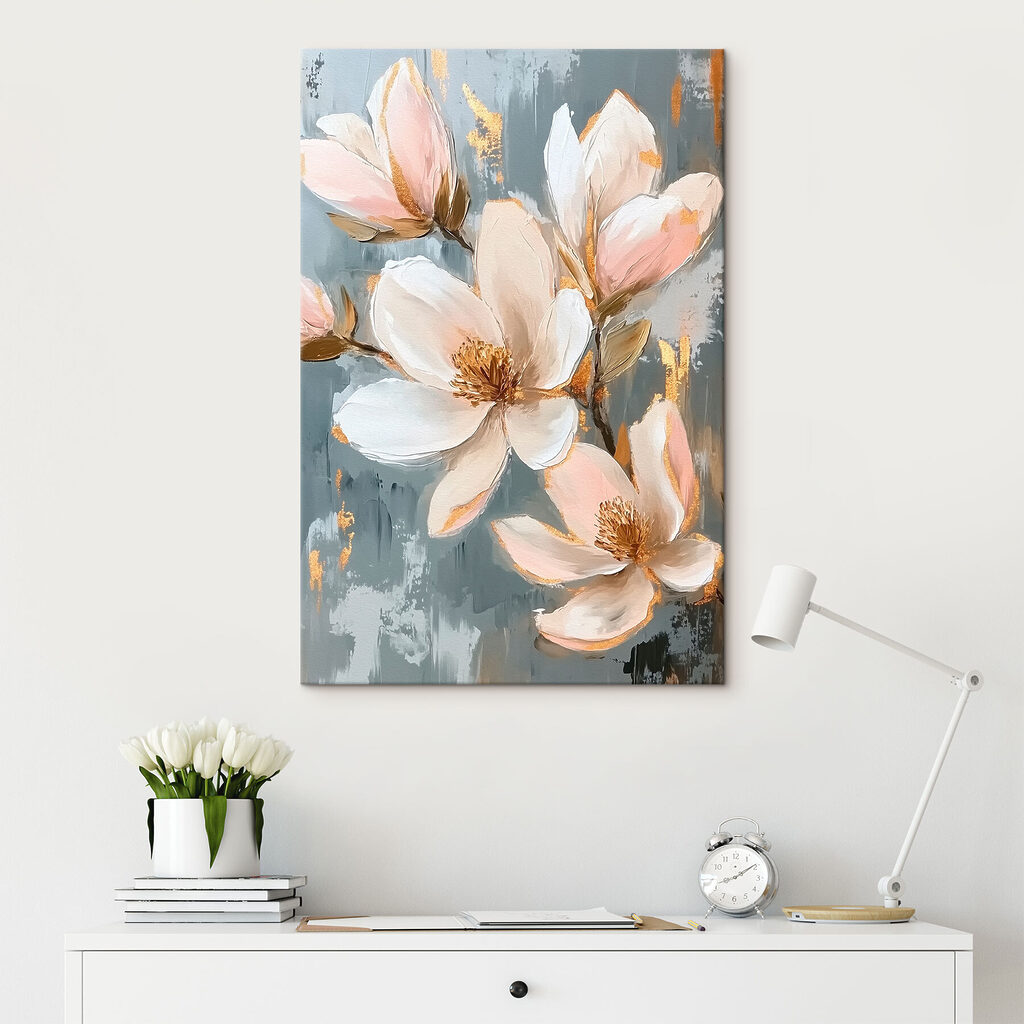 Magnolie auf Blaugrau — Interieur 2