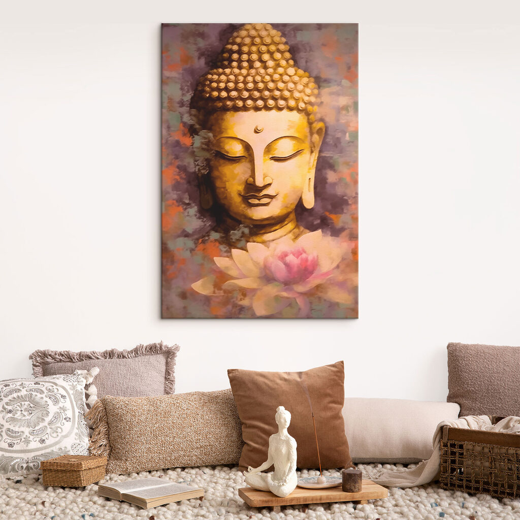 Buddha über rosa Lotus — Interieur 1
