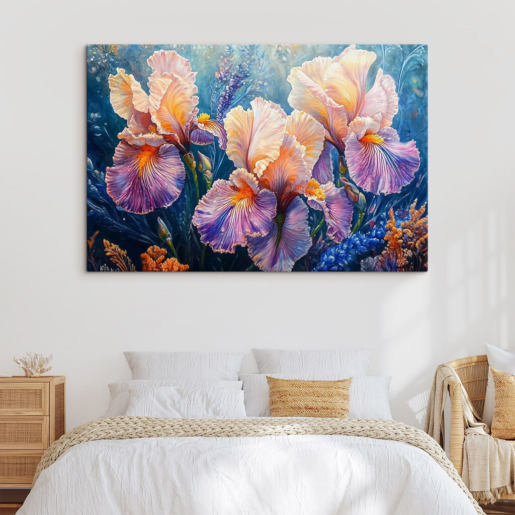 Iris im Abendblau — Interieur 1