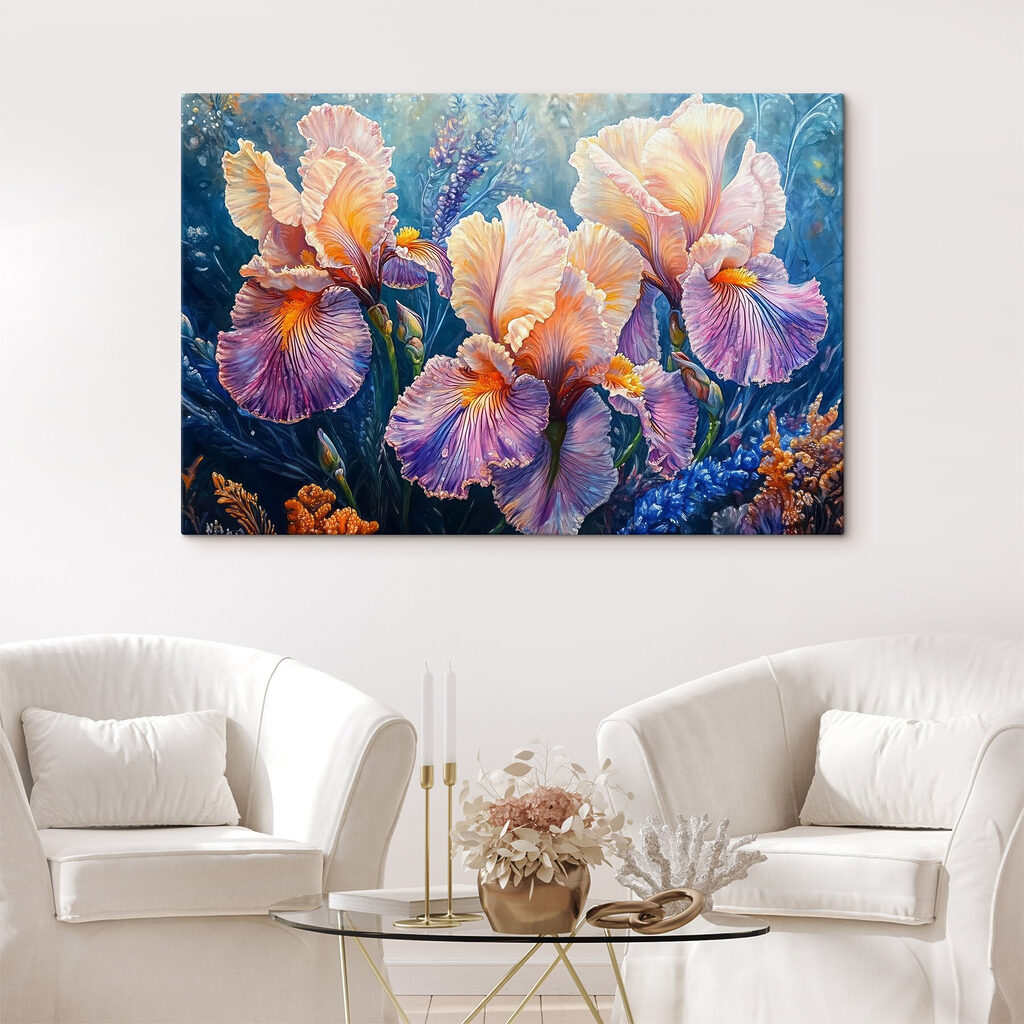 Iris im Abendblau — Interieur 2