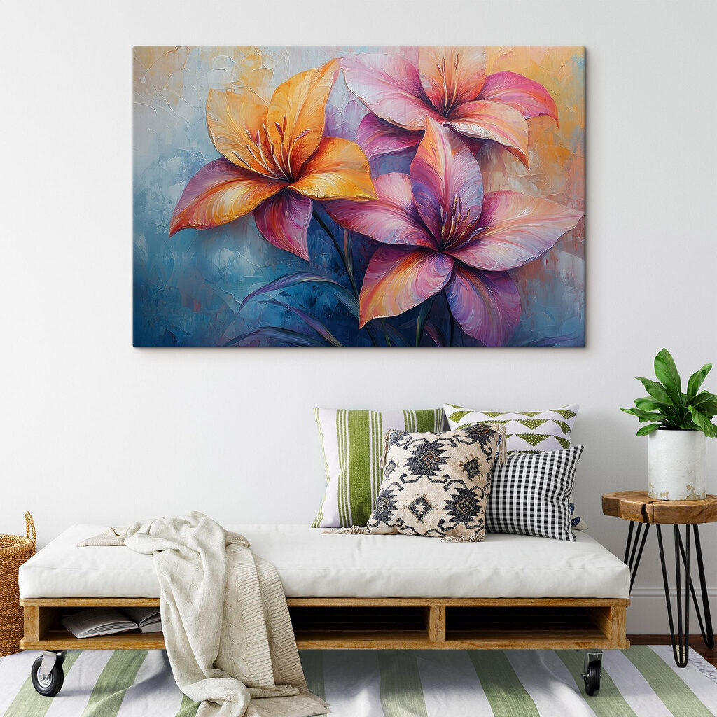 Lilien in warmen Lilatönen — Interieur 1