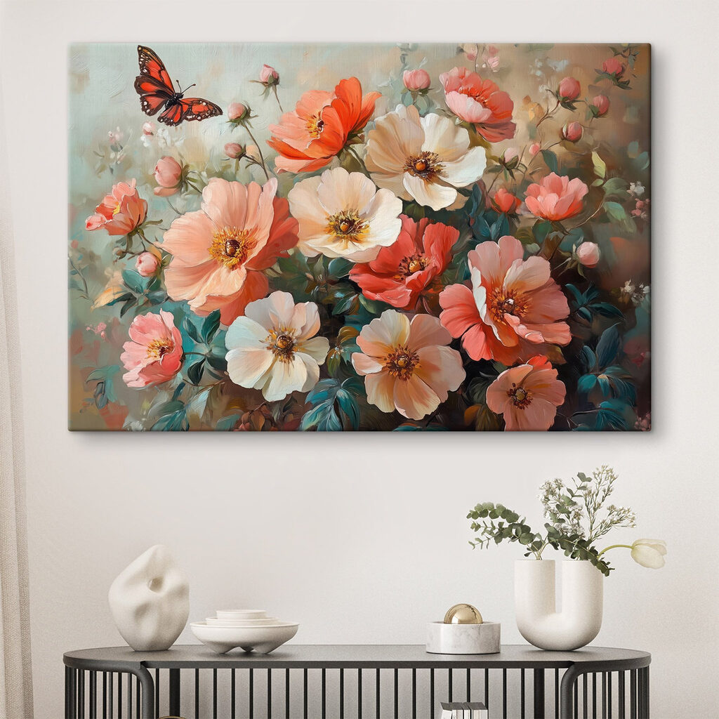 Schmetterling über Feldblumen — Interieur 1