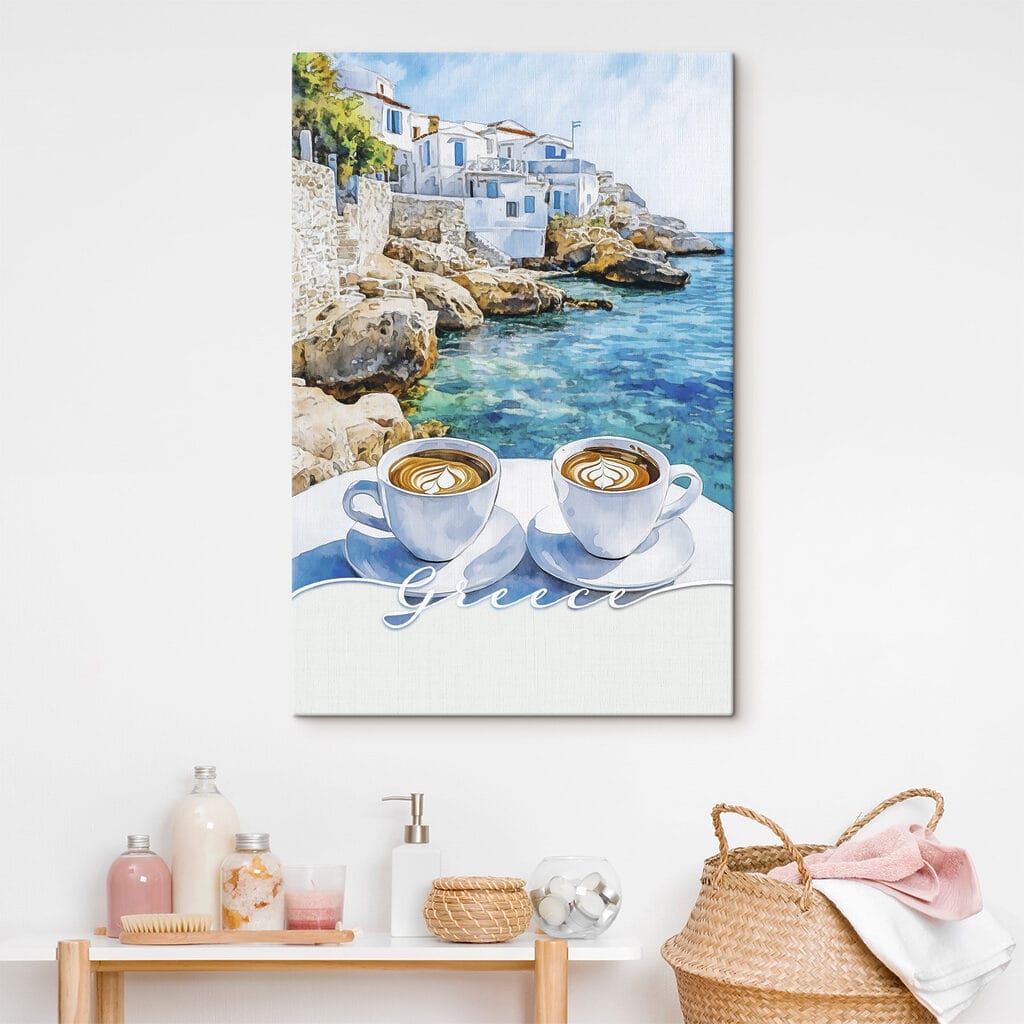 Cappuccino über azurblauer Bucht — Interieur 2