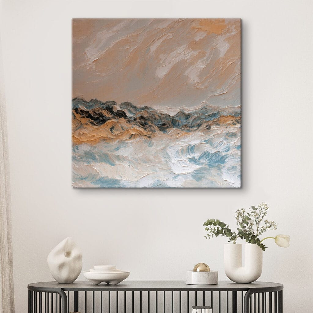 Raue See unter Sandtönen — Interieur 1