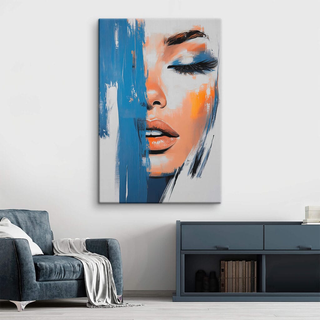 Blick hinter blauer Farbe — Interieur 2