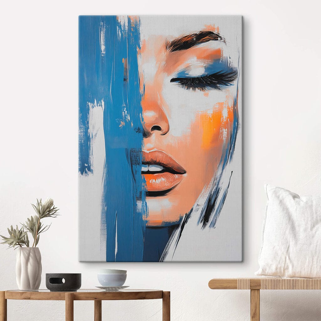Blick hinter blauer Farbe — Interieur 1