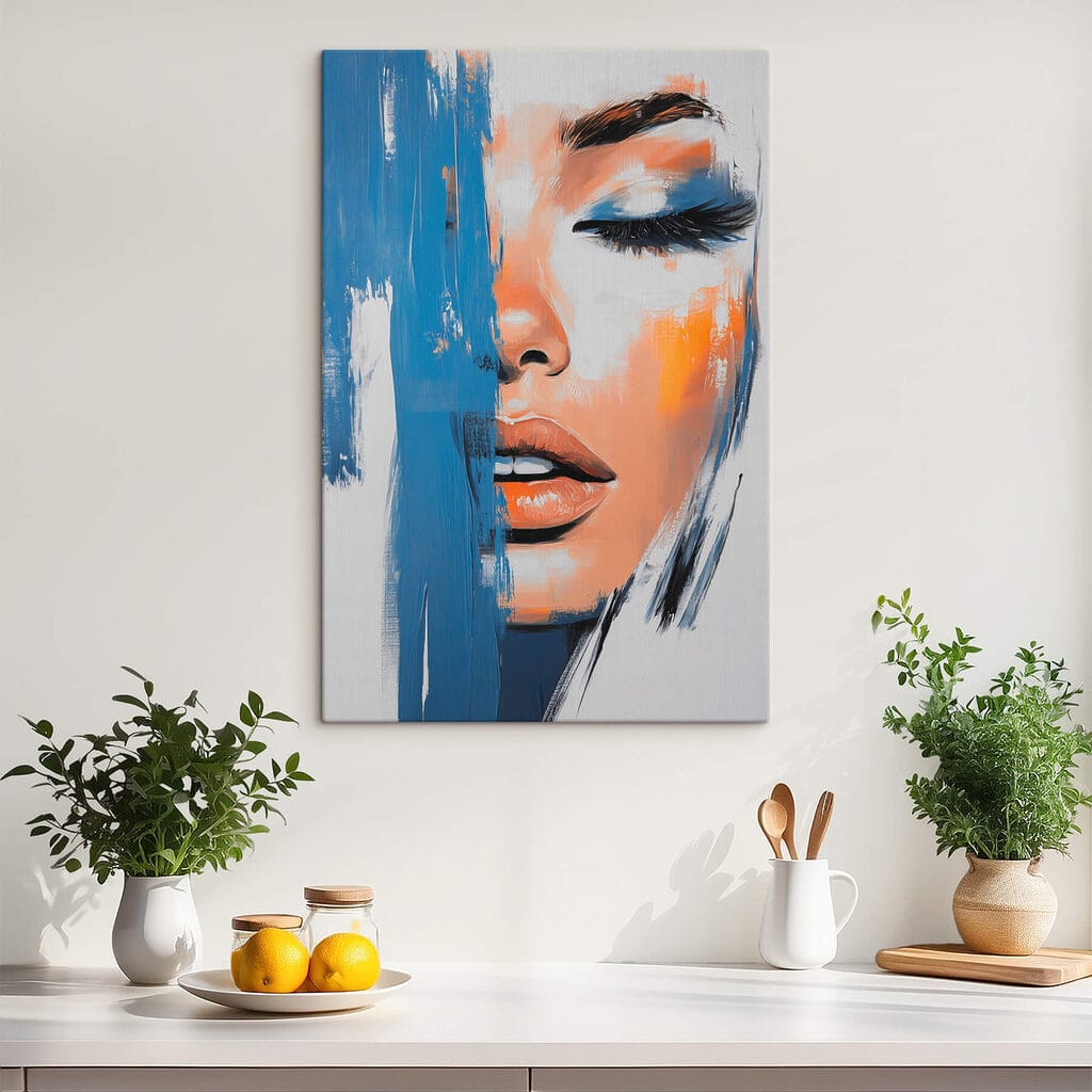 Blick hinter blauer Farbe — Interieur 3
