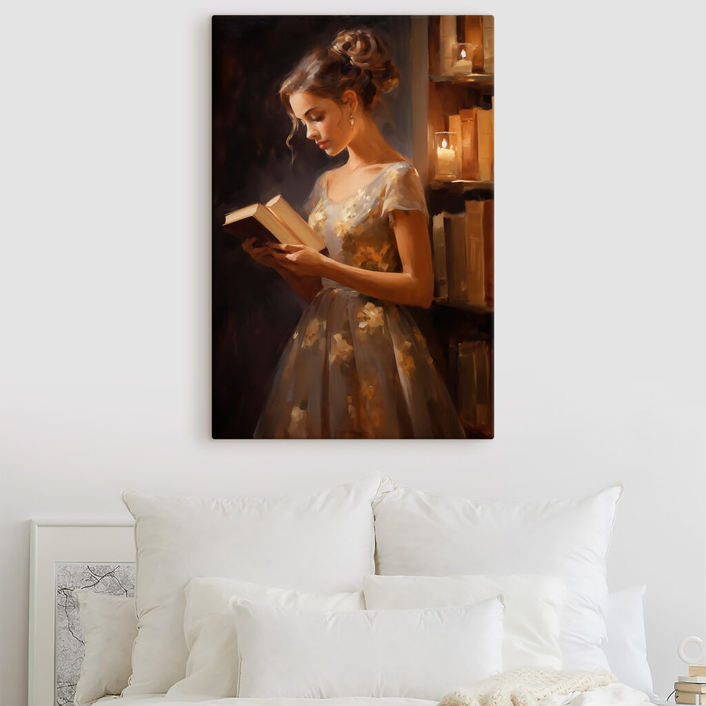 Lesen bei Kerzenlicht — Interieur 2