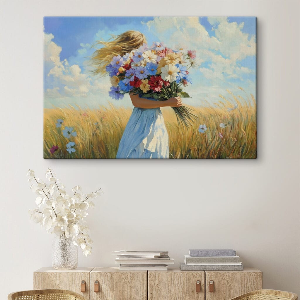 Blumenstrauß auf der Sommerwiese — Interieur 3