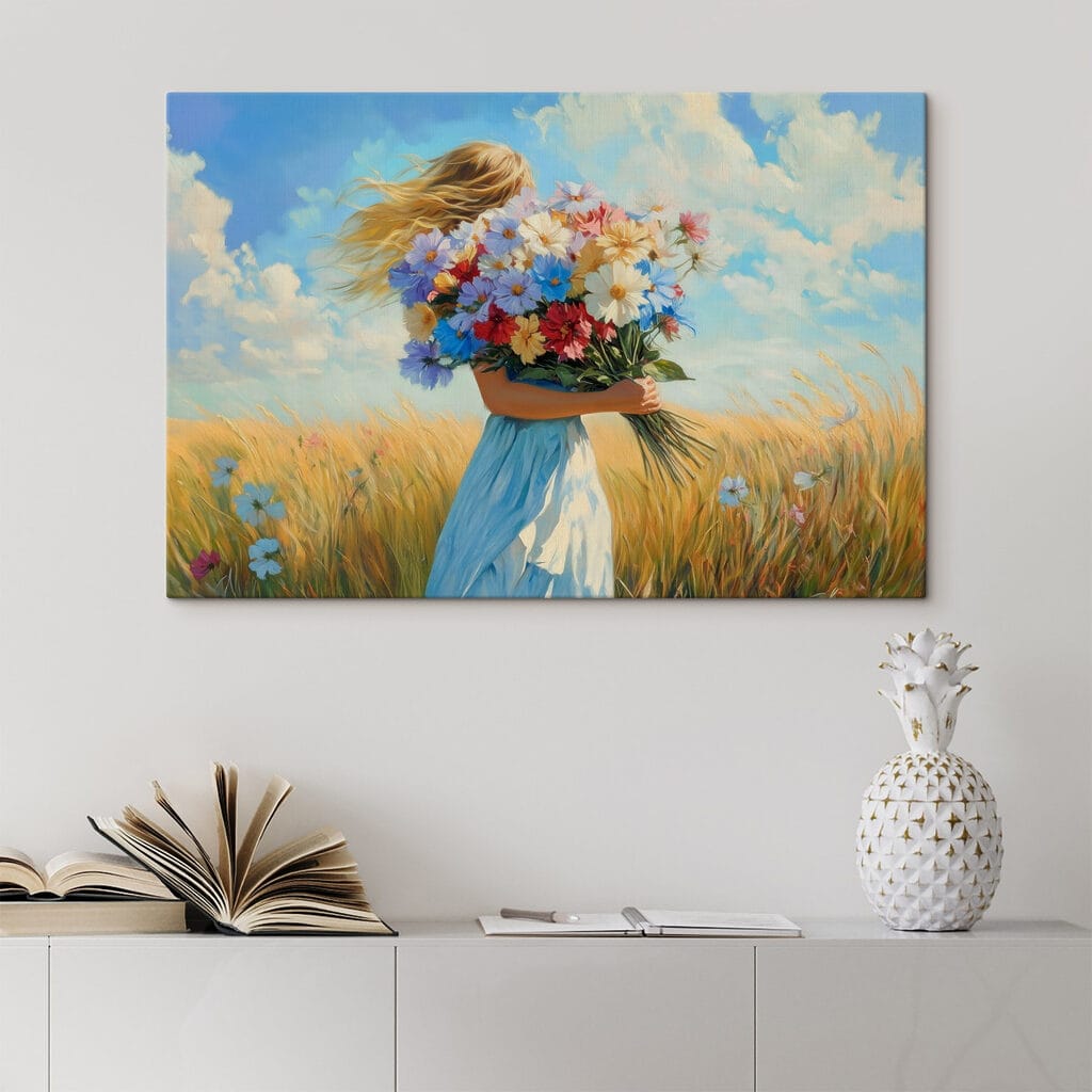 Blumenstrauß auf der Sommerwiese — Interieur 1