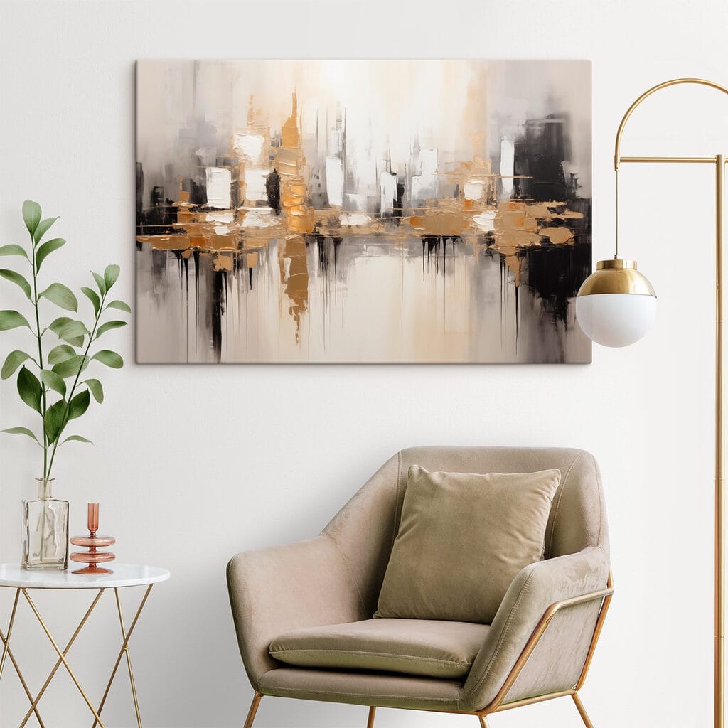 Stadt in goldenen Spiegelungen — Interieur 2
