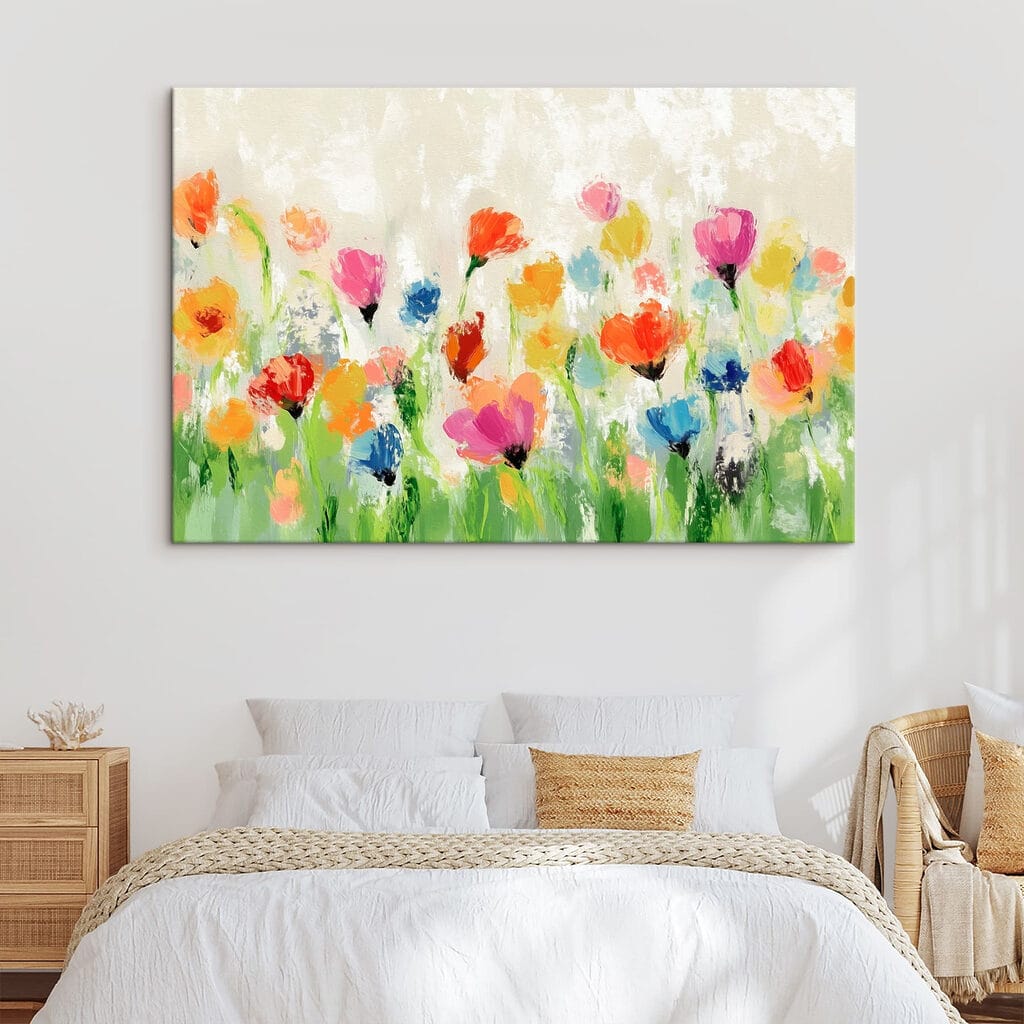 Wildblumen in bunten Tupfern — Interieur 1