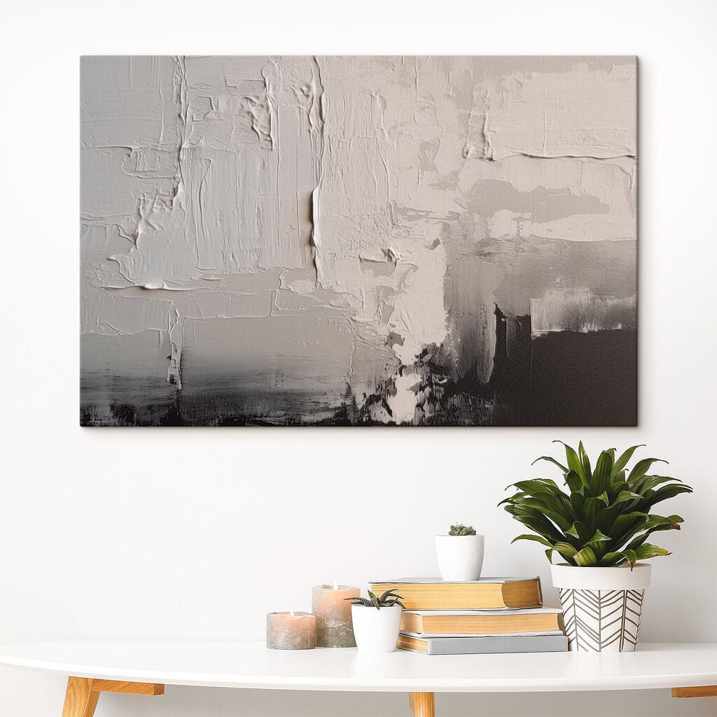 Cremeweiße Flächen über Grau — Interieur 2