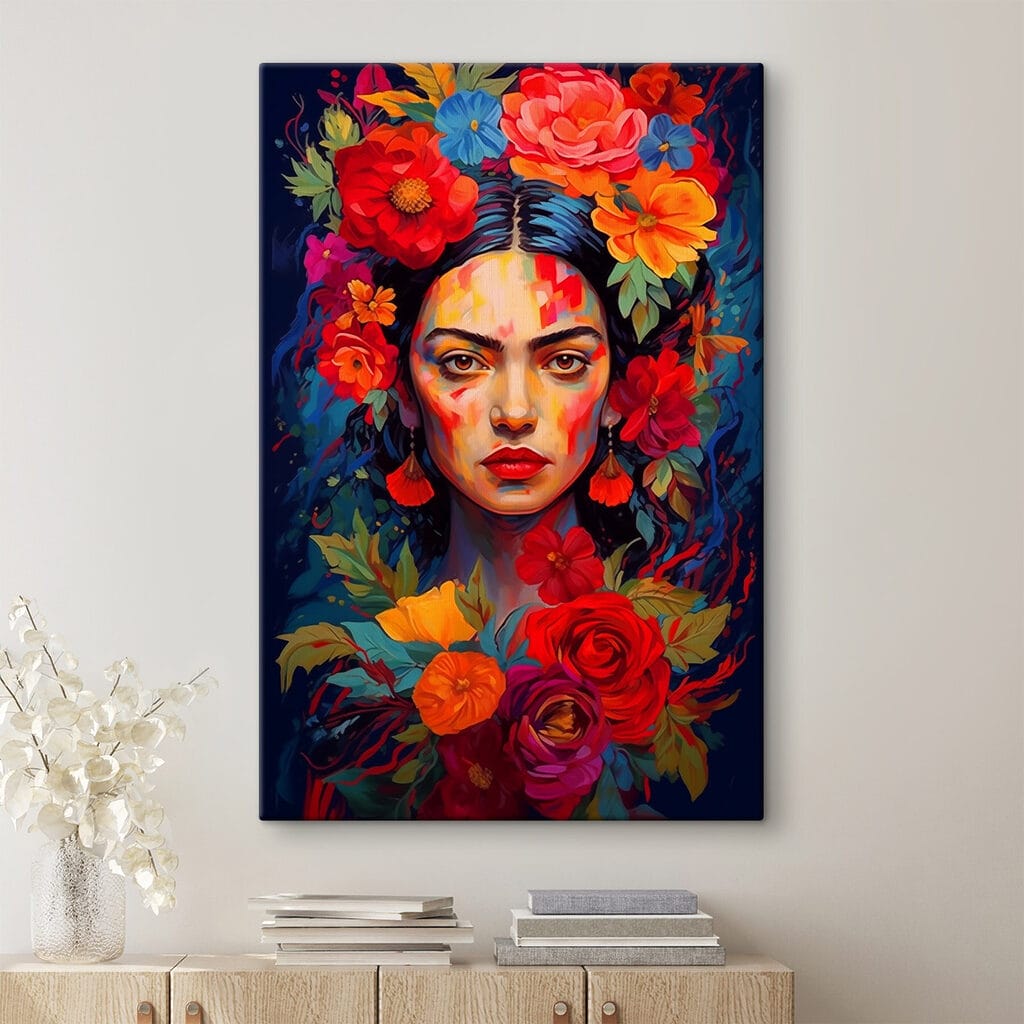 Frida zwischen feurigen Blüten — Interieur 1